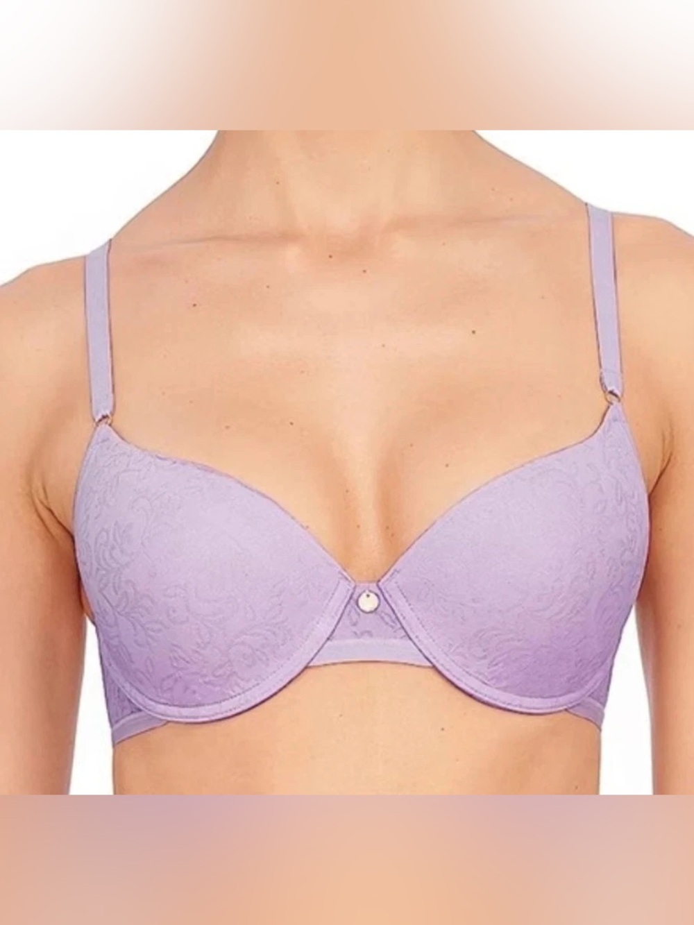 Natori Plunge Light Lavender Lace T-Shirt Bra